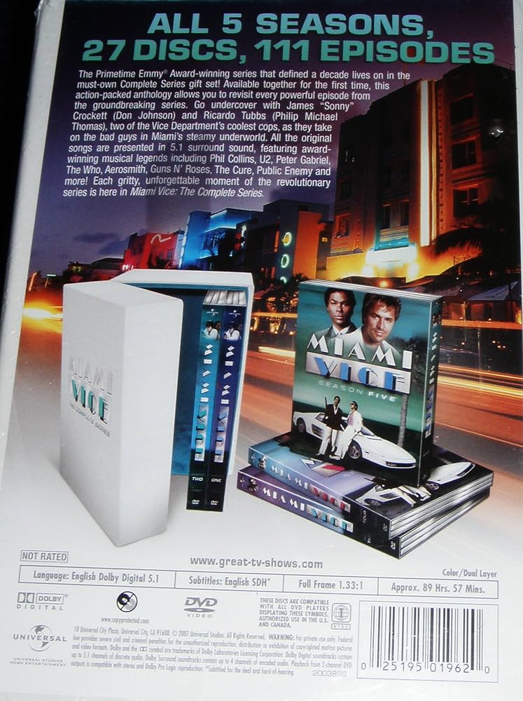 Amazon.com: Miami Vice: The Complete Series [DVD] : Don Johnson