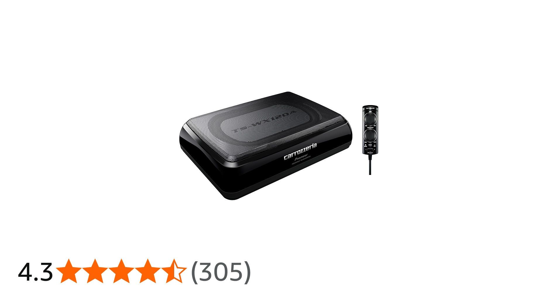 Amazon.co.jp: パイオニア 20cm×13cmパワードサブウーファー TS-WX120A