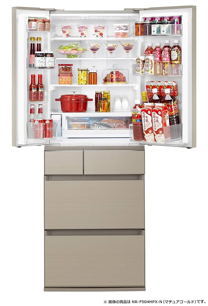 29日終了。Panasonic 冷蔵庫 500L NR-F503HPX大型冷蔵庫 29日終了