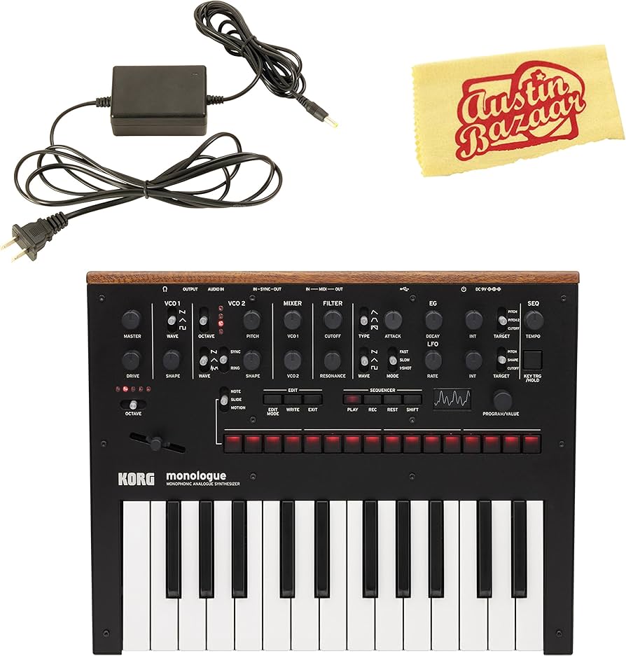 Amazon.com: Korg Monologue Monophonic Analog Synthesizer - Black