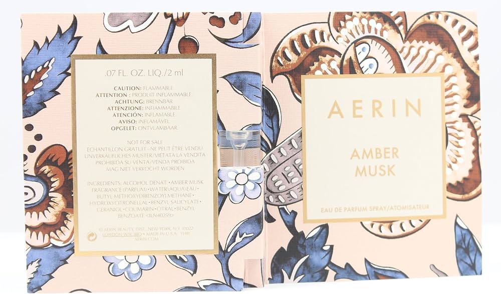 Amazon.com : AERIN 'Amber Musk' Eau de Parfum Spray 0.07oz/2ml