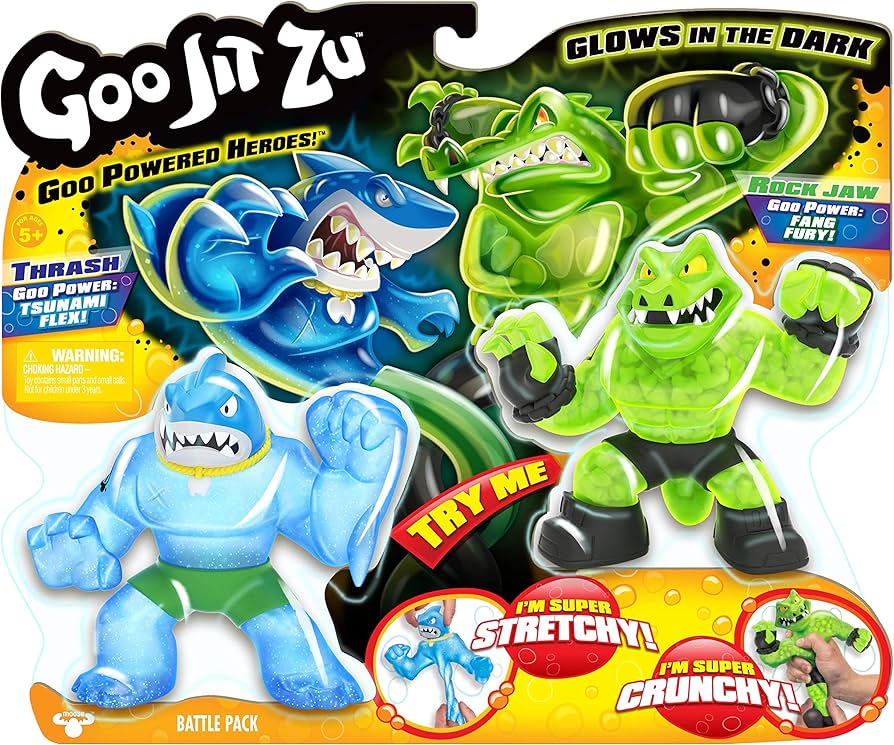 Amazon.com: Big Games Goo JIT Zu GJT02000 Battle Pack 2 Heroes