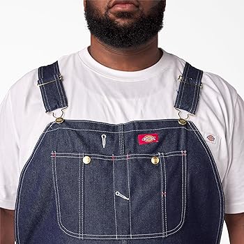 Dickies mens Bib overalls and coveralls workwear apparel, Indigo