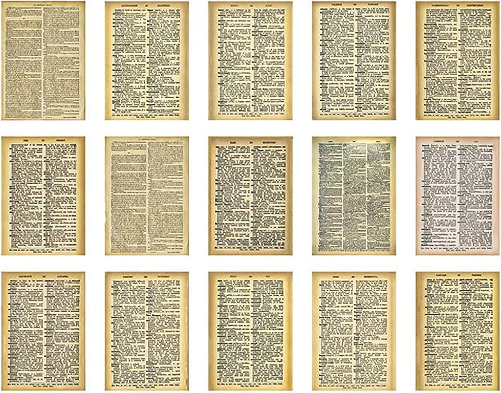 Amazon.co.jp: ジャンクジャーナル 紙素材 30枚セット 15×2 大判サイズ