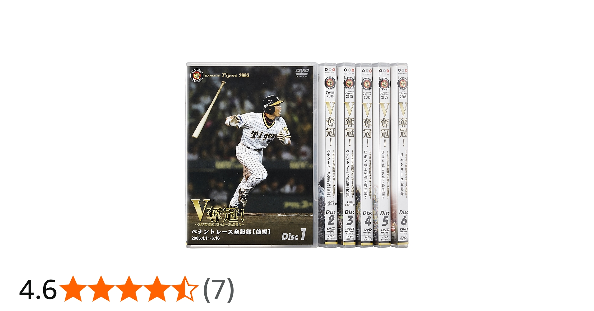 Amazon.co.jp: V奪還!~2005年阪神タイガース全記録~ [DVD] : 阪神