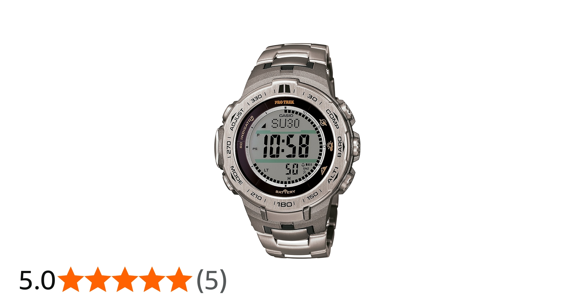 Casio PROTREK Slim Line Series Solar Multiband 6 Triple Sensor Ver