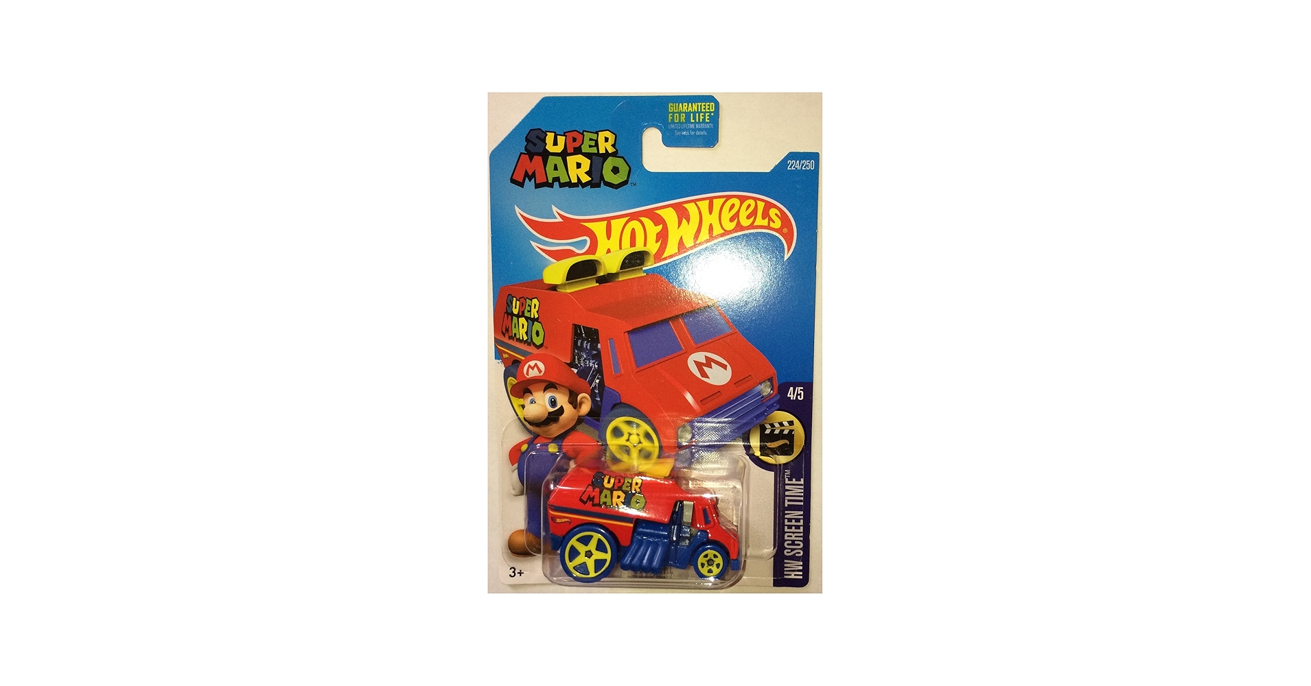 Amazon.com: Hot Wheels, 2016 HW Screen Time, Super Mario Cool-One