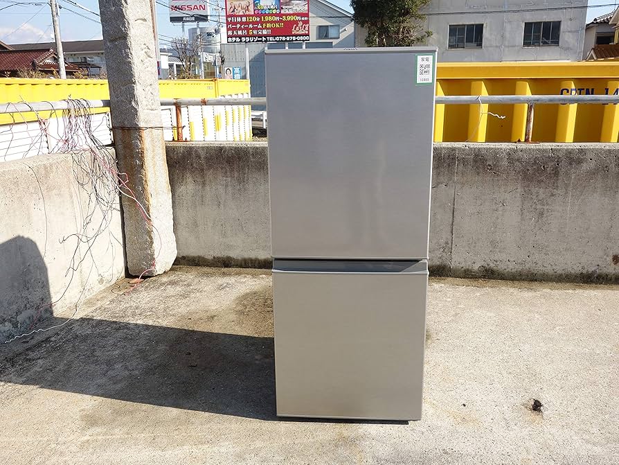 Amazon.co.jp: AQR-13G-S(ブラッシュシルバ-) 2ドア冷蔵庫 右開き 126L