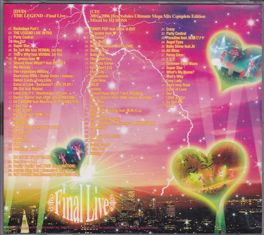 Amazon.co.jp: THE LEGEND ~Final Live~ (DVD付): ミュージック