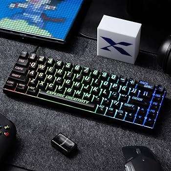 Amazon.com: XVX HE68 Max Rapid Trigger Keyboard 60% Percent,Hall