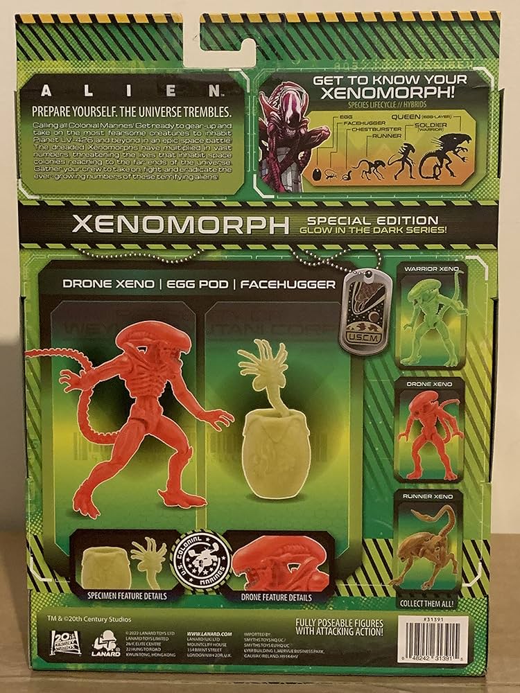 Alien Collection Special Edition - Xenomorph Drone (Red) - Fully