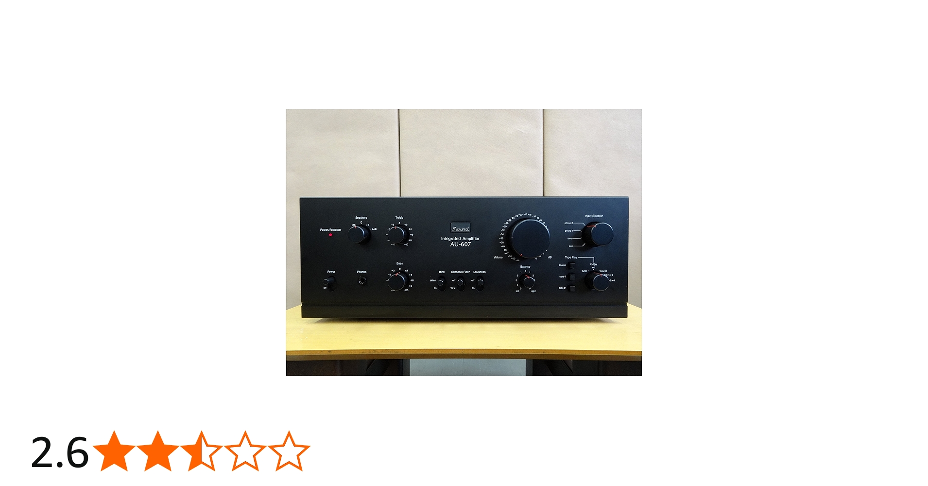 Amazon.co.jp: SANSUI 山水電気 サンスイ AU-607 ステレオプリメイン