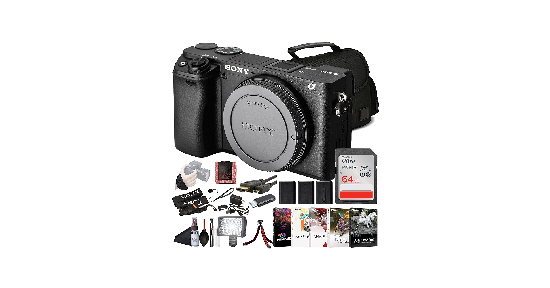 Amazon.com : Sony α6400 APS-C Mirrorless Camera (ILCE-6400/B