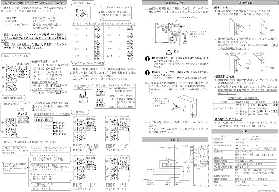Amazon.co.jp: 東亜電子工業 コインタイマー TD-S2-10 10円用 : 文房具