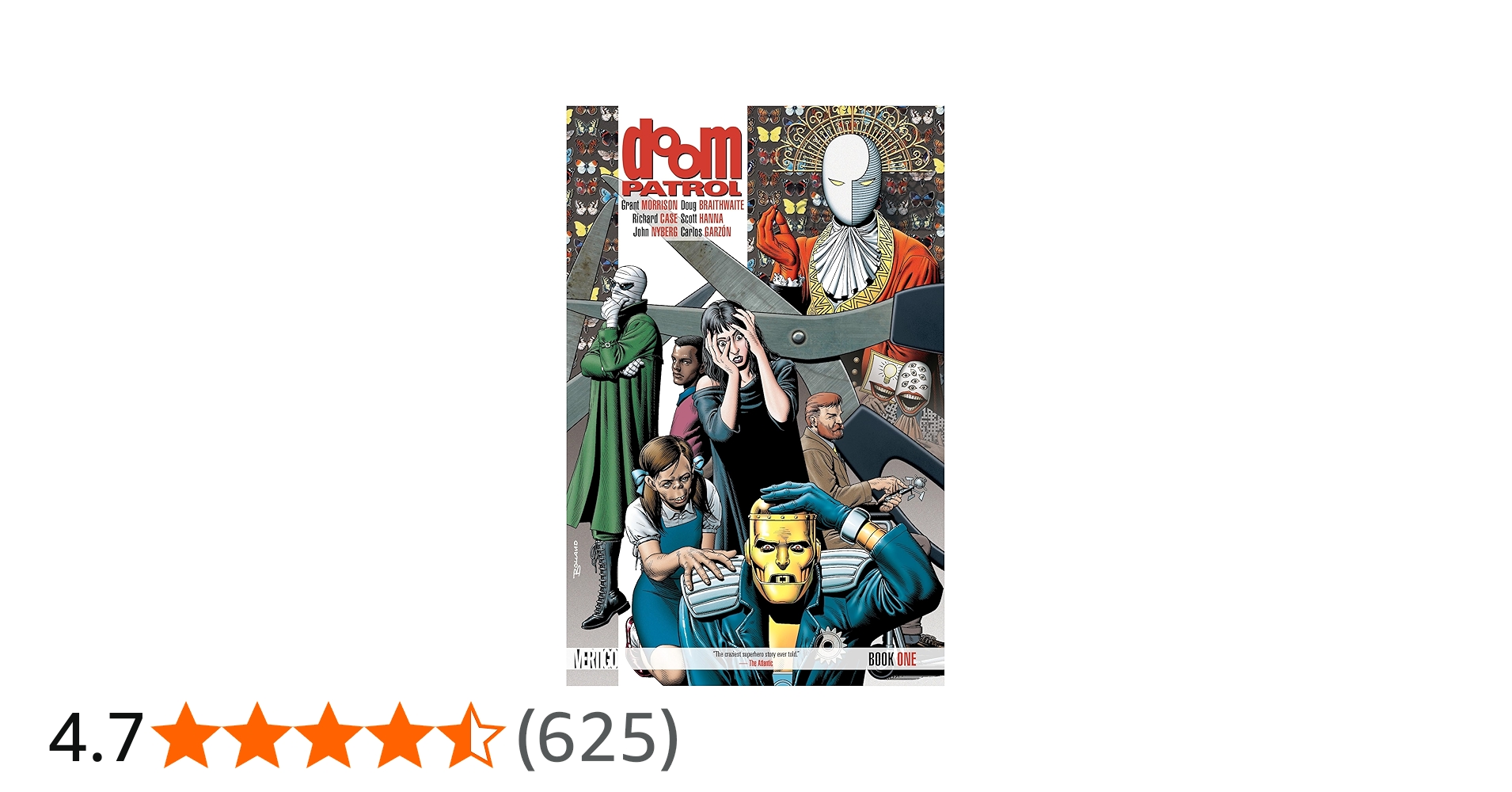 Amazon | Doom Patrol Book One | Morrison, Grant, Case, Richard