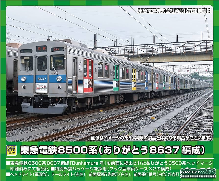 Amazon | グリーンマックス Nゲージ 東急電鉄8500系 (ありがとう8637
