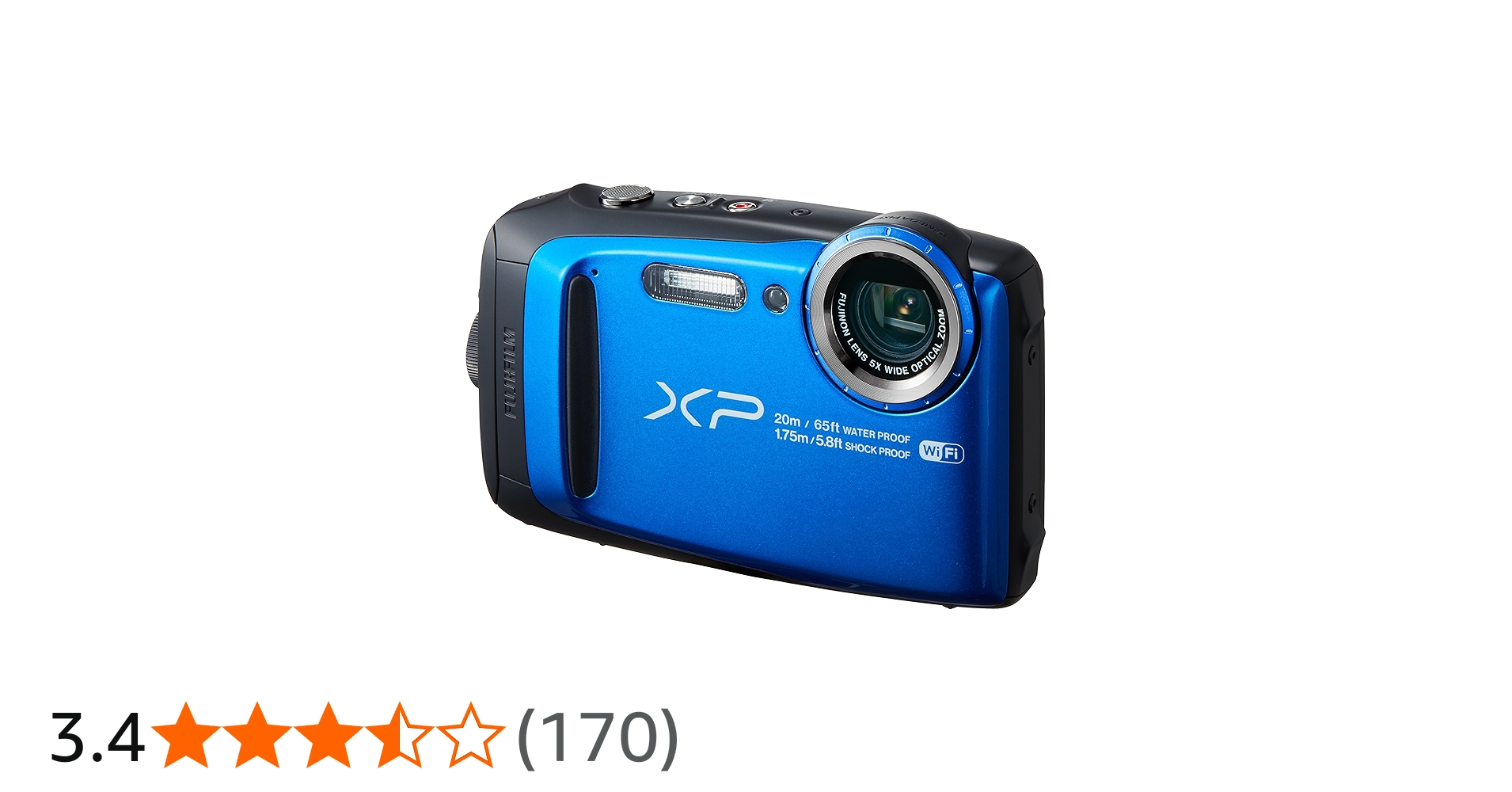 富士フィルム FinePix XP120 アクティブカメラ 防水グリーン 富士