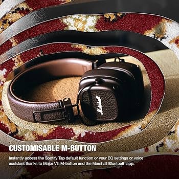 Amazon.com: Marshall Major V On-Ear Wireless Bluetooth Headphones
