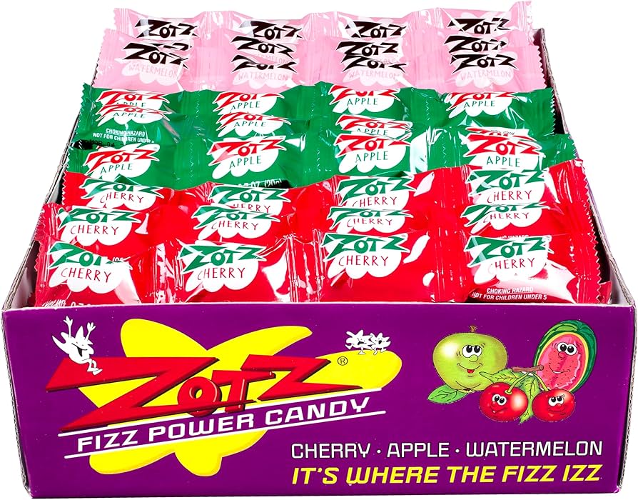 Amazon.com : Zotz Fizzy Old Fashioned Hard Candy Assorted Fruit