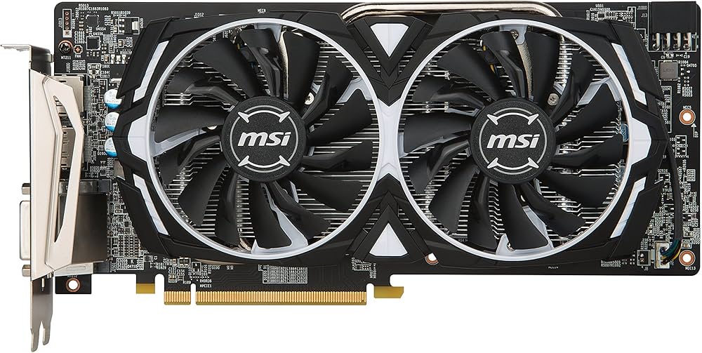 Amazon | MSI Radeon RX 580 ARMOR 8G OC グラフィックスボード VD6879