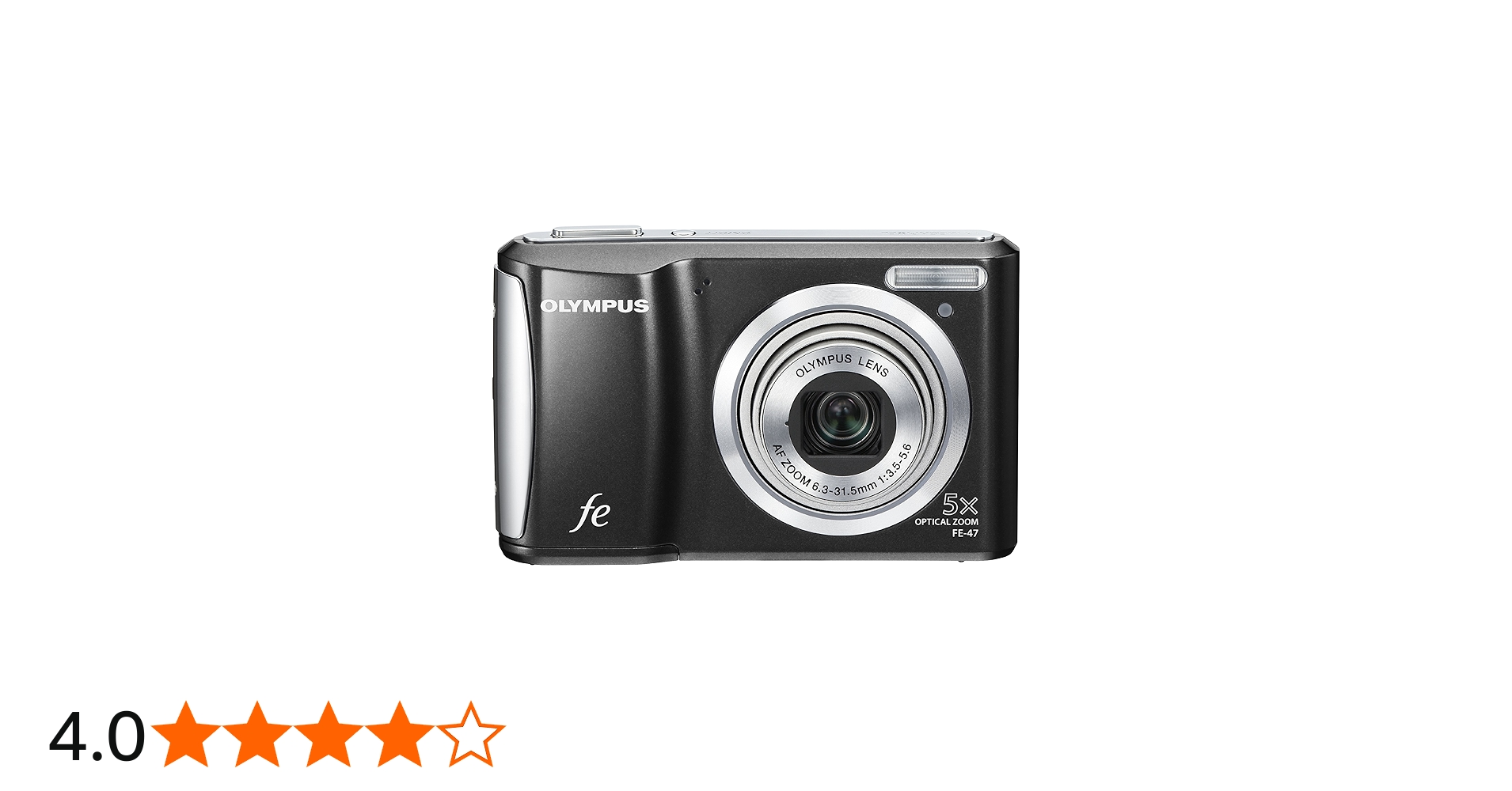 Olympus FE-47 14 Megapixels Digital Camera, 5x Optical Zoom, 4x