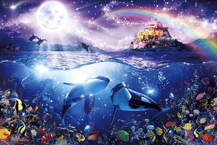 Amazon | 1000ピース 光るジグソーパズル めざせ! パズルの達人