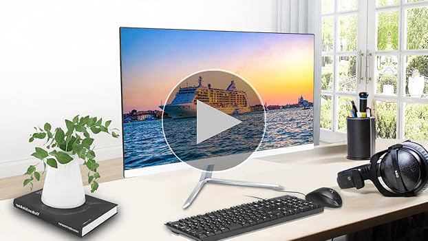 Amazon.co.jp: 一体型pc 22型 液晶一体型 デスクトップパソコン CPU第