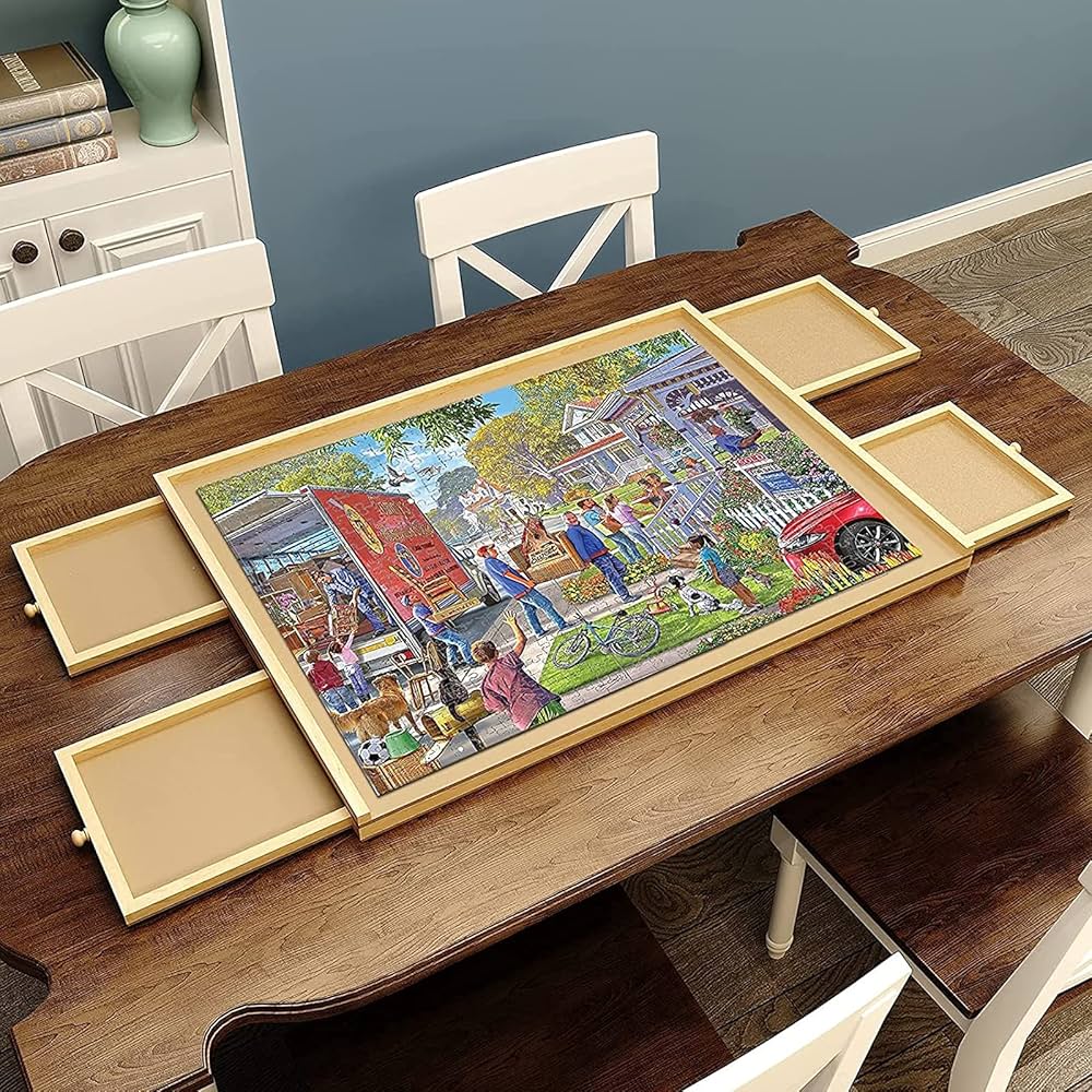 Amazon.co.jp: N/A 1000ピースのパズルボード、31 x 20インチの木製