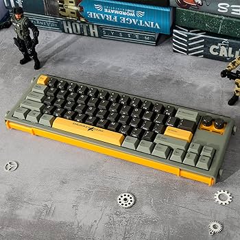 Amazon | Shurikey Hanzo 65% ゲーミングキーボード白色LEDバック