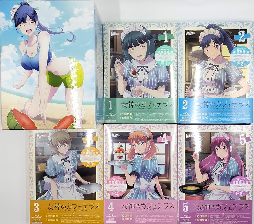 Amazon.co.jp: TVアニメ「女神のカフェテラス」 全5巻セット