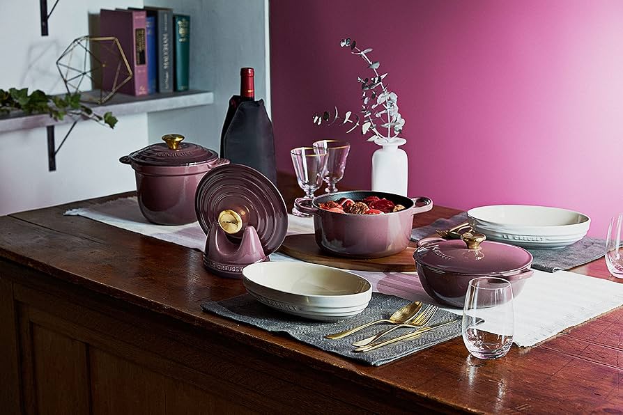 希少色】ル・クルーゼ ココット・ロンド 24 cm フィグ ホーロー鍋 楽天