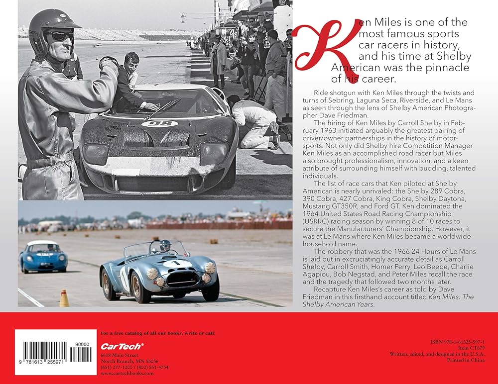 Amazon | Ken Miles: The Shelby American Years | Friedman, Dave