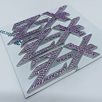 Amazon | ライブDio ZX AF35 立体 クリスタル エンブレム (紫