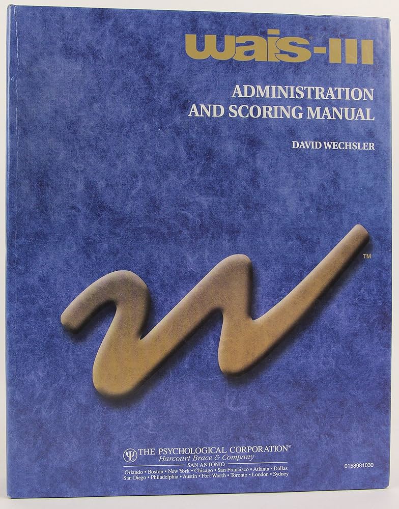 Amazon | Wais-3 Administration and Scoring Manual (WAIS - Wechsler