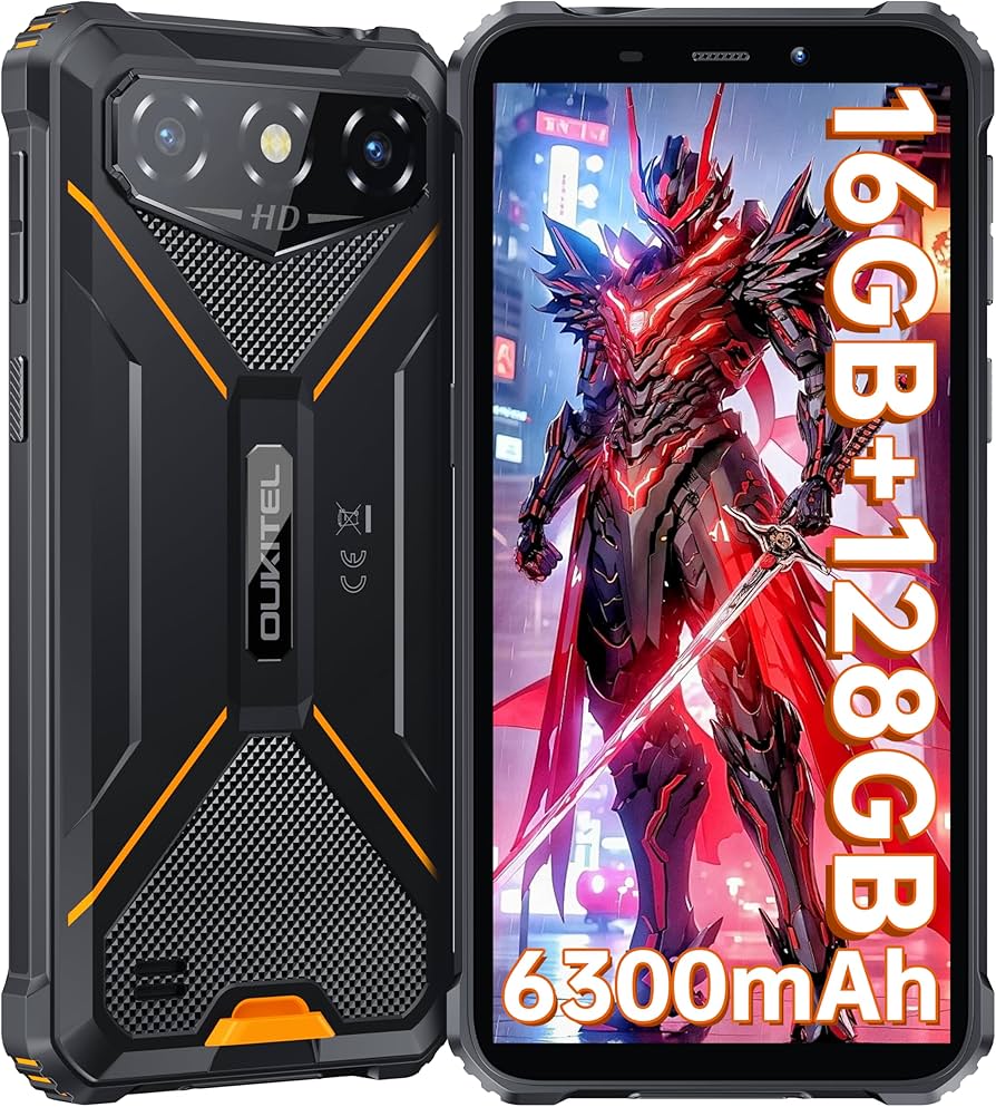 Amazon | OUKITEL G3 タフネススマホ - 16GB+128GB/1TB 防水