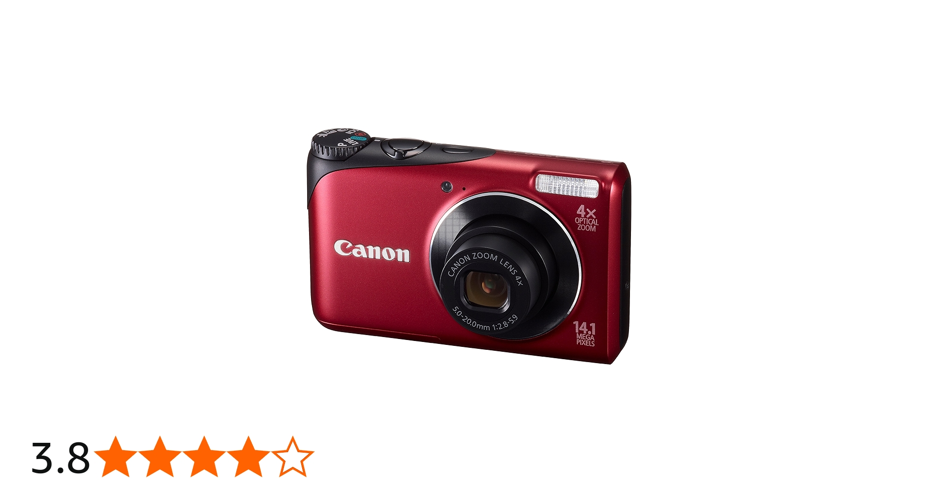Amazon | Canon デジタルカメラ PowerShot A2200 レッド PSA2200(RE