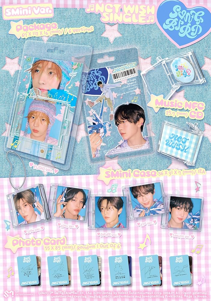 nct wish 中華 kms 1.0 V1 songbird ユウシ 希少 NCT Wish - Songbird