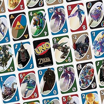 Amazon.co.jp: Mattel Games Zelda Uno Card Game Special Legend Rule