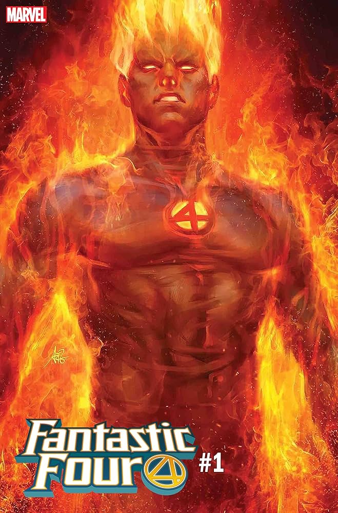 アメコミ Human torch #1 ファンタスティックフォー FF リーフ