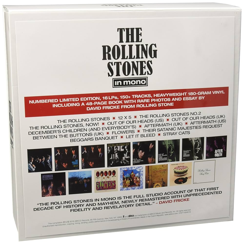Amazon.com: The Rolling Stones In Mono[16 LP Boxset]: CDs & Vinyl