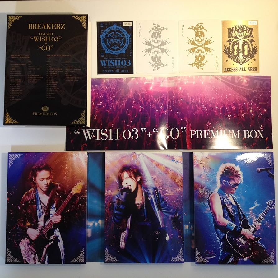 Amazon.co.jp: BREAKERZ LIVE 2011“WISH 03”+“GO”PREMIUM BOX (5枚組