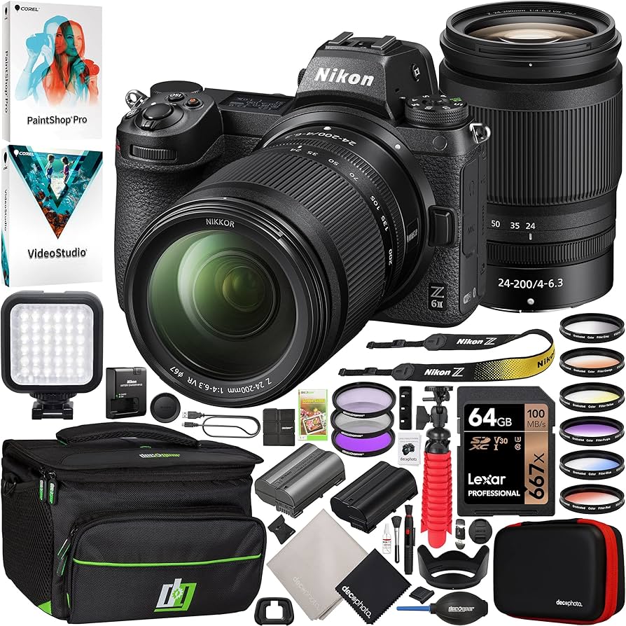Amazon.com : Nikon Z 6II Full-Frame Mirrorless Camera Bundle with