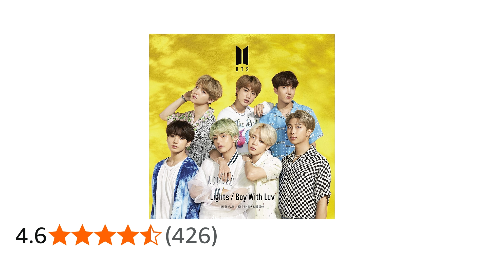 Amazon.co.jp: Lights / Boy With Luv(初回限定盤C)(ブックレット付