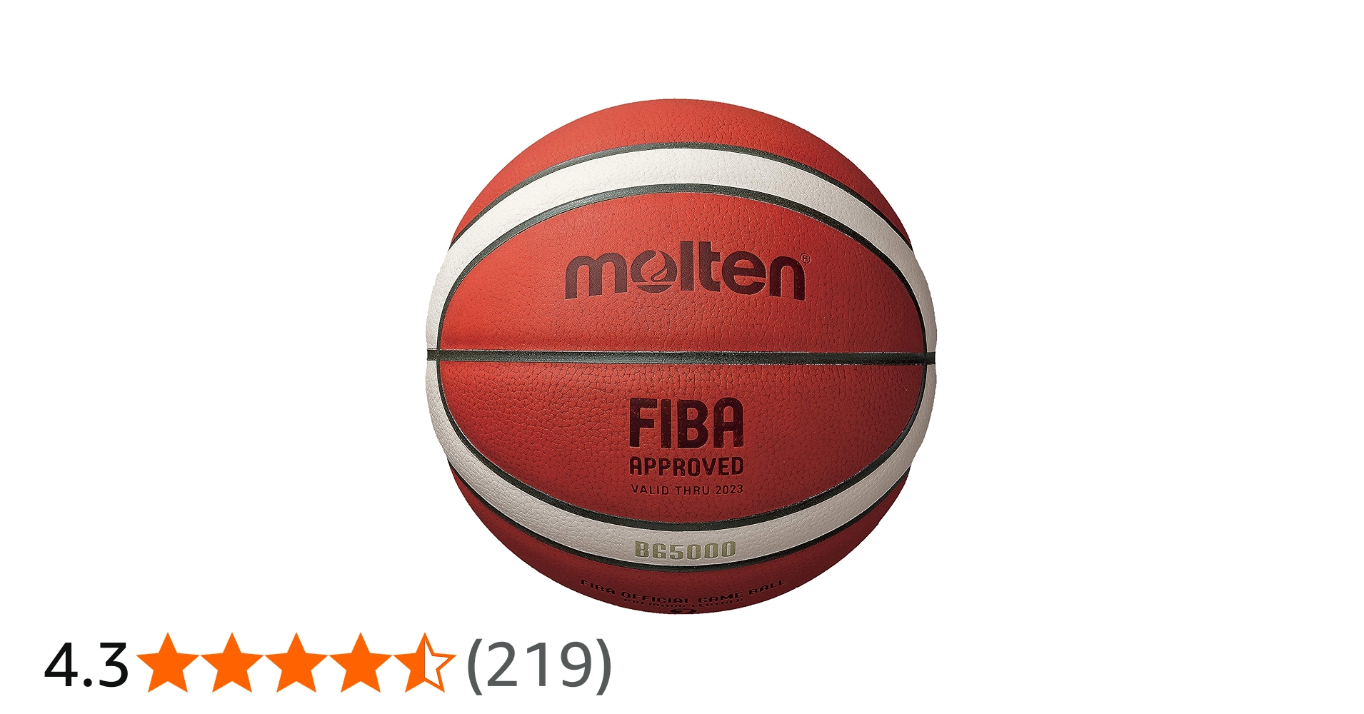Amazon | Molten BG-シリーズ レザーバスケットボール FIBA承認