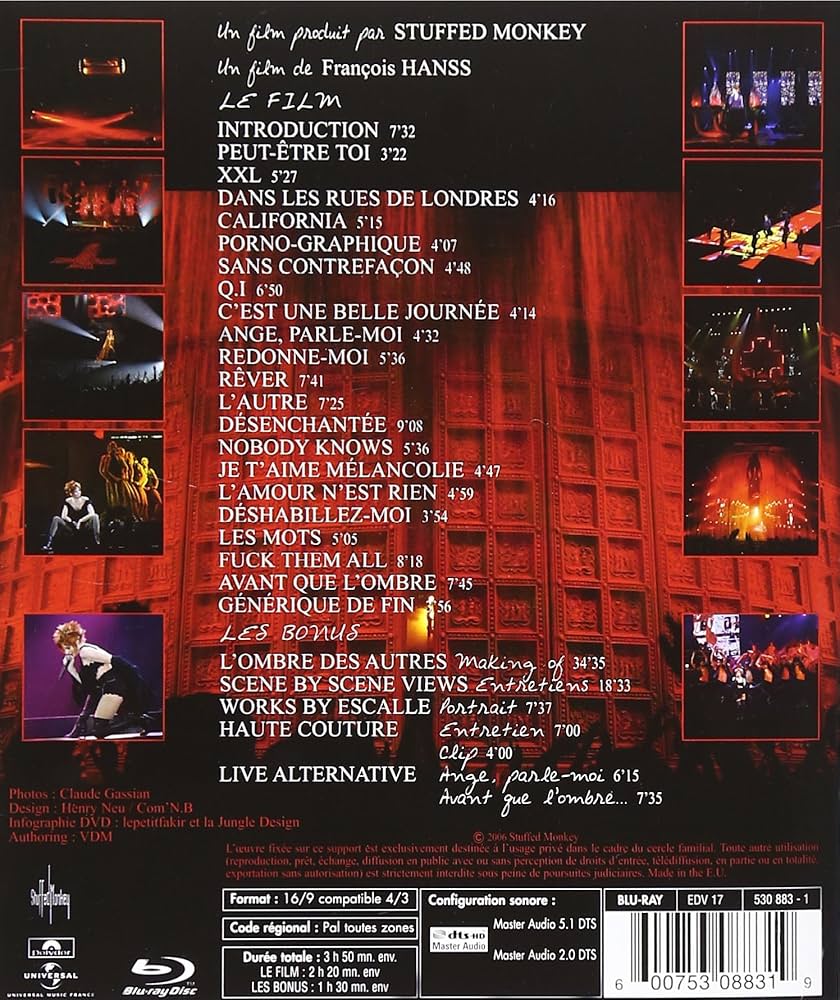 Amazon.co.jp: Avant Que L'ombre [Blu-ray] : Mylene Farmer, Mylène