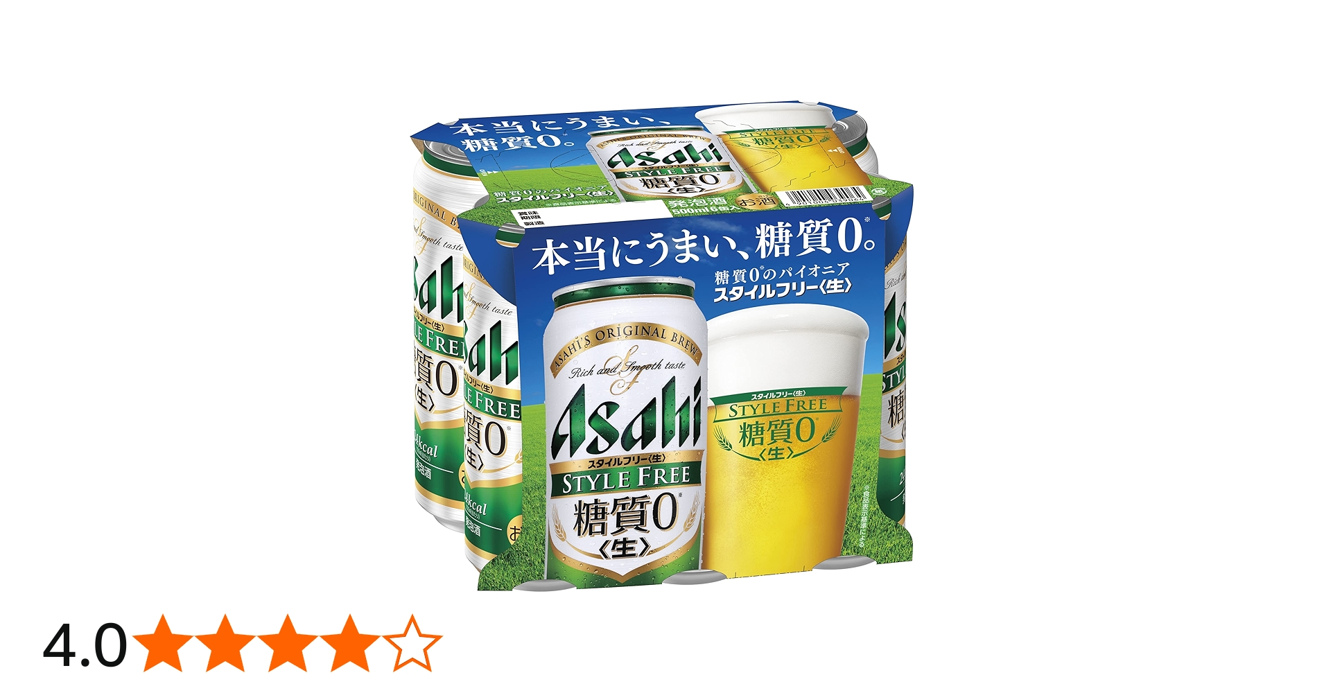 Amazon.co.jp: アサヒ スタイルフリー 缶 500ml×6缶 : 食品・飲料・お酒