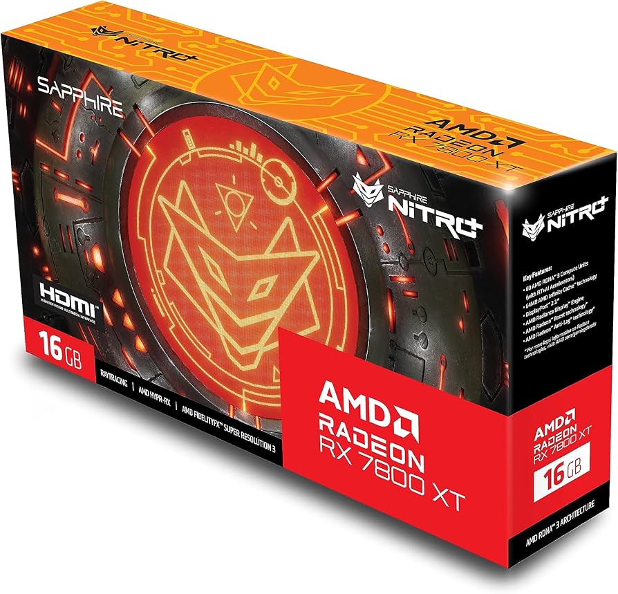 Amazon.com: Sapphire 11330-01-20G Nitro+ AMD Radeon RX 7800 XT