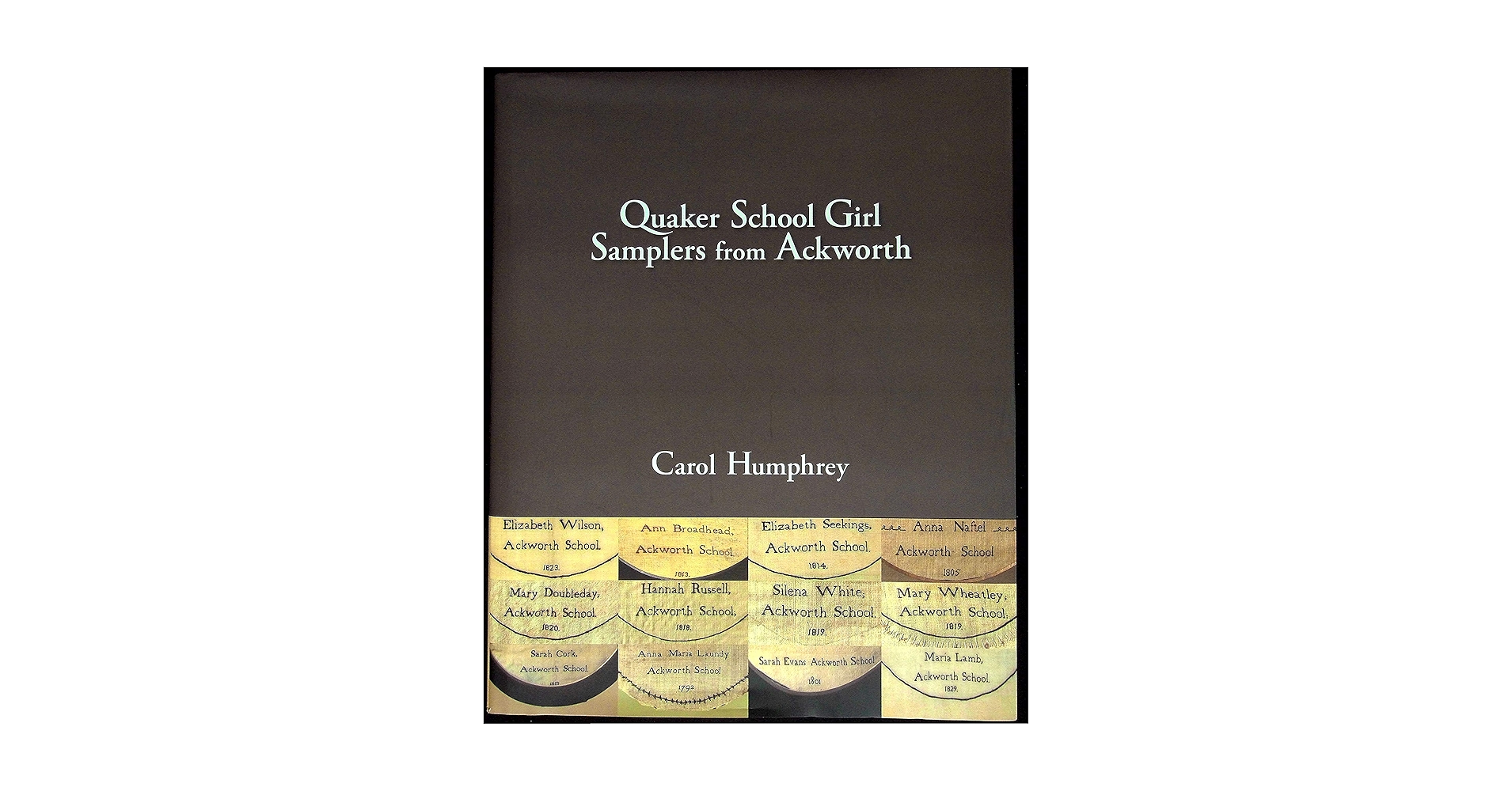 クエーカー刺繍 洋書 Quaker School Girl Samplers N