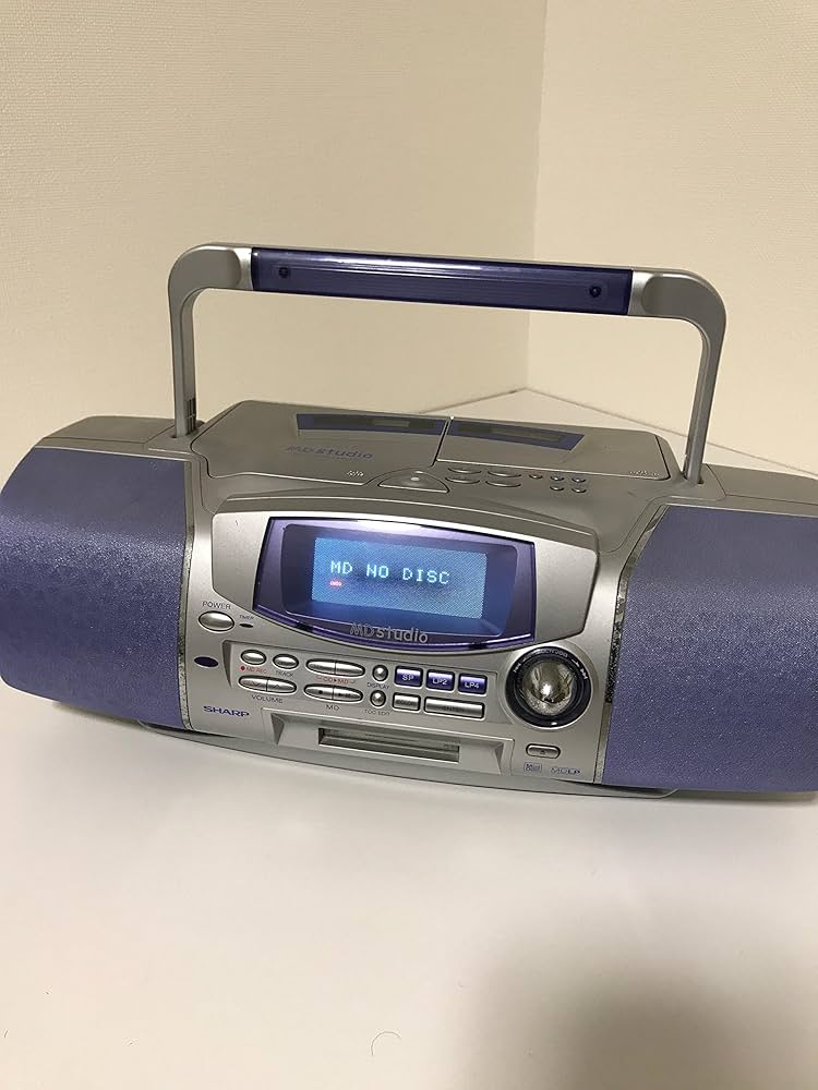 Amazon.co.jp: SHARP シャープ MD-F150-A ブルー MD/CDシステム（CD/MD