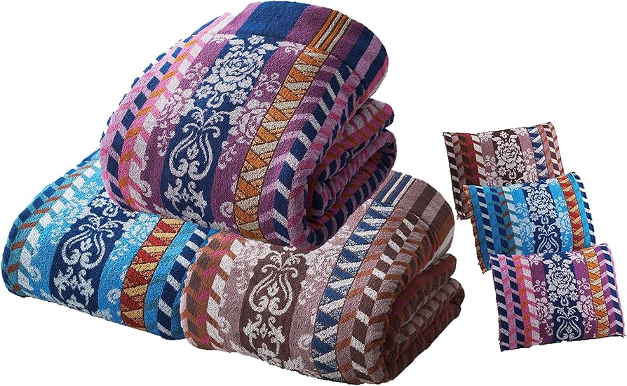 Amazon.co.jp: 色おまかせ 綿100％ タオルケット シングル ミッソーニ